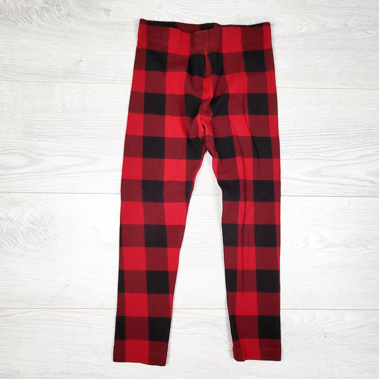 Joe red buffalo plaid leggings. Size 5T