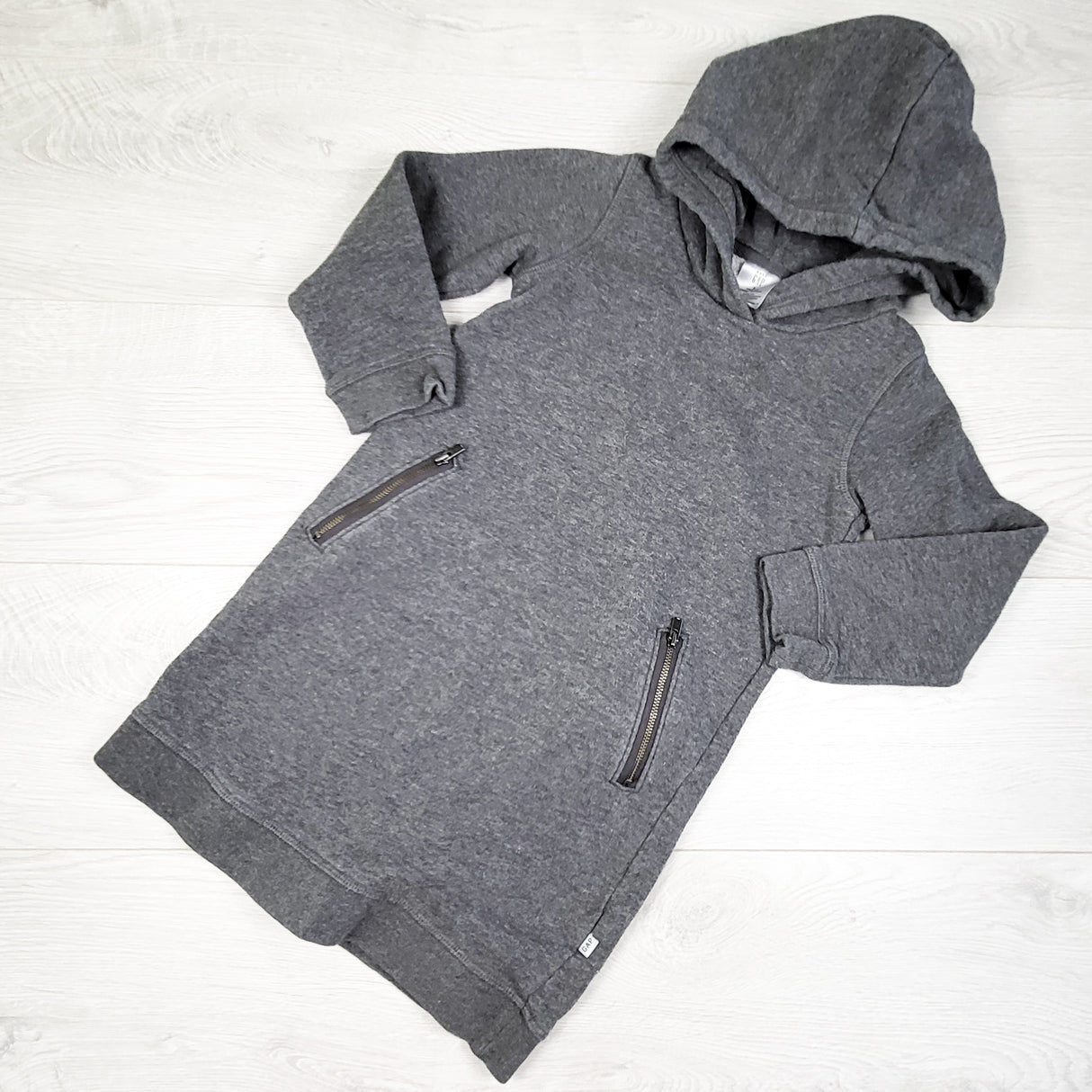 Gap grey hooded sweatshirt dress. Size 5T