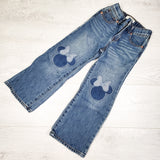 Gap x Disney Minne Mouse "stride" wide leg jeans. Size 5T