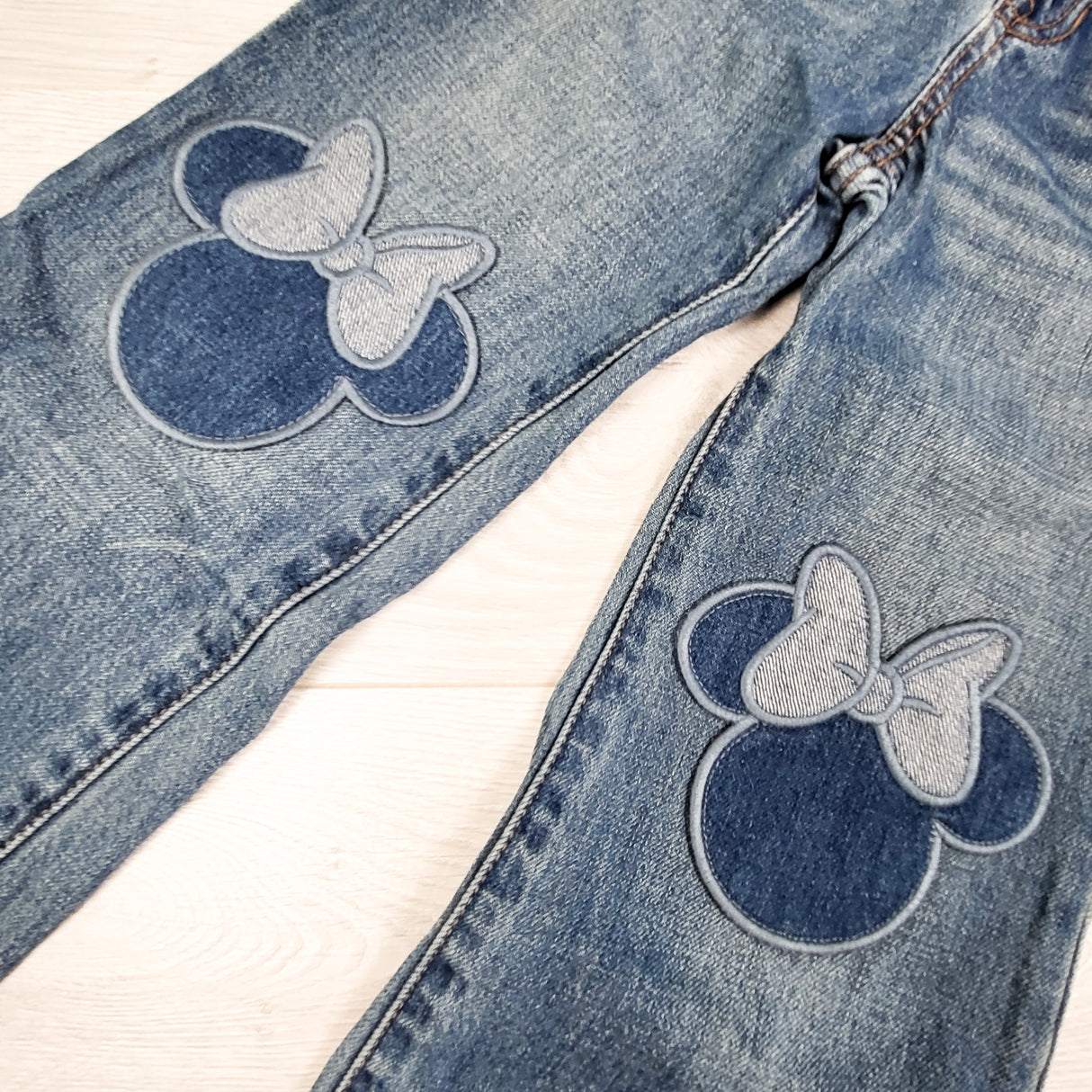 Gap x Disney Minne Mouse "stride" wide leg jeans. Size 5T