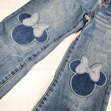 Gap x Disney Minne Mouse "stride" wide leg jeans. Size 5T