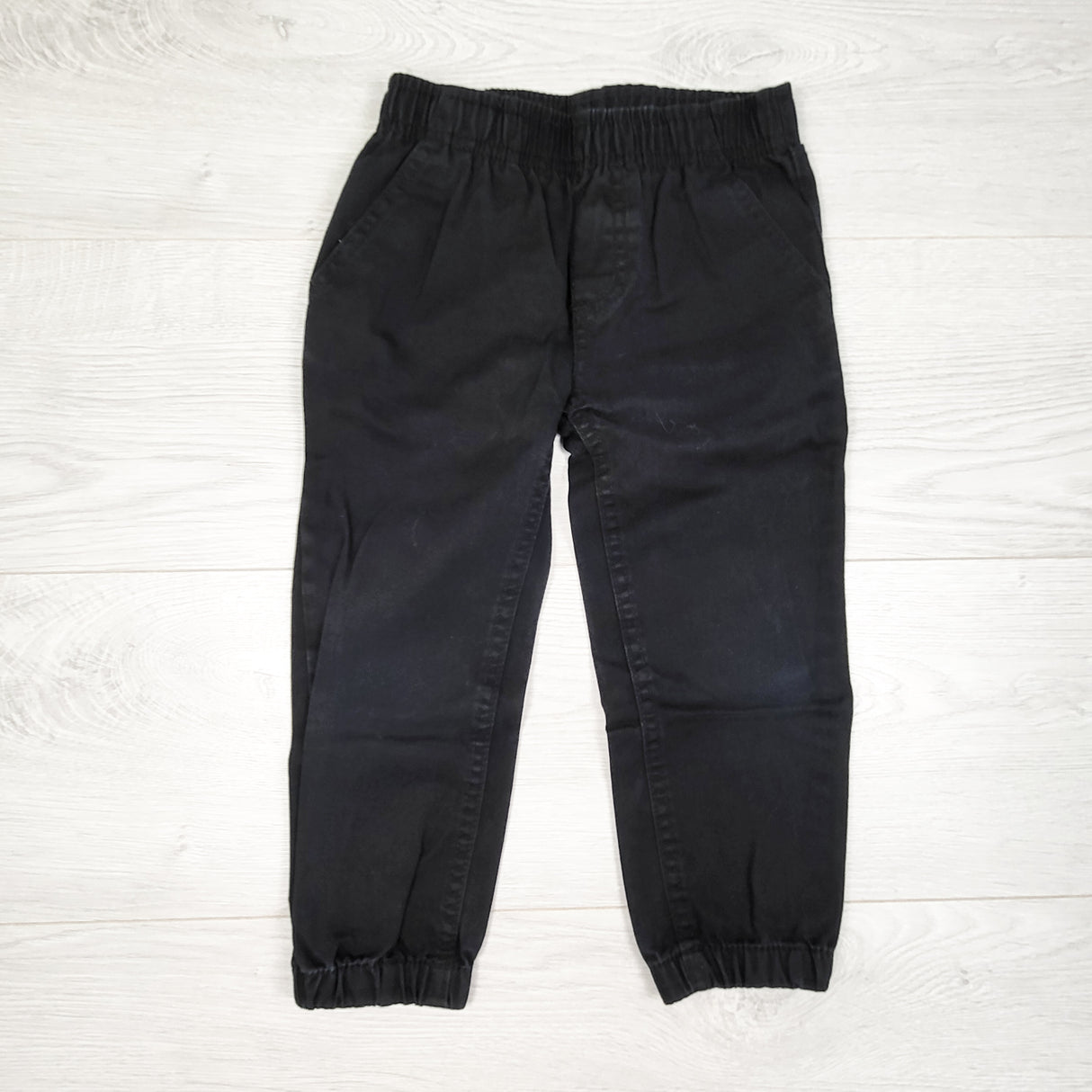 Calvin Klein black pull-on twill pants. Size 3T