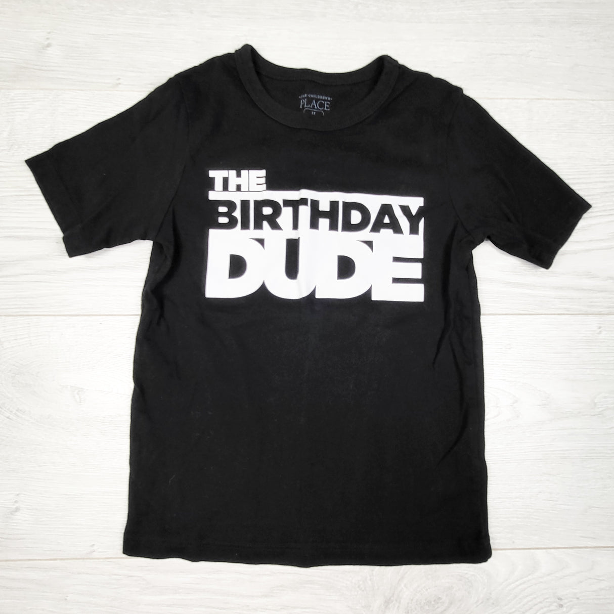 Children's Place black "Birthday Dude" t-shirt. Size 3T