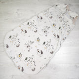 Loulou Lollipop "Hedgehog Forest" Tencel blend sleep sack. Size 18-36 months