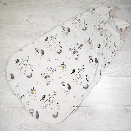 Loulou Lollipop "Hedgehog Forest" Tencel blend sleep sack. Size 18-36 months