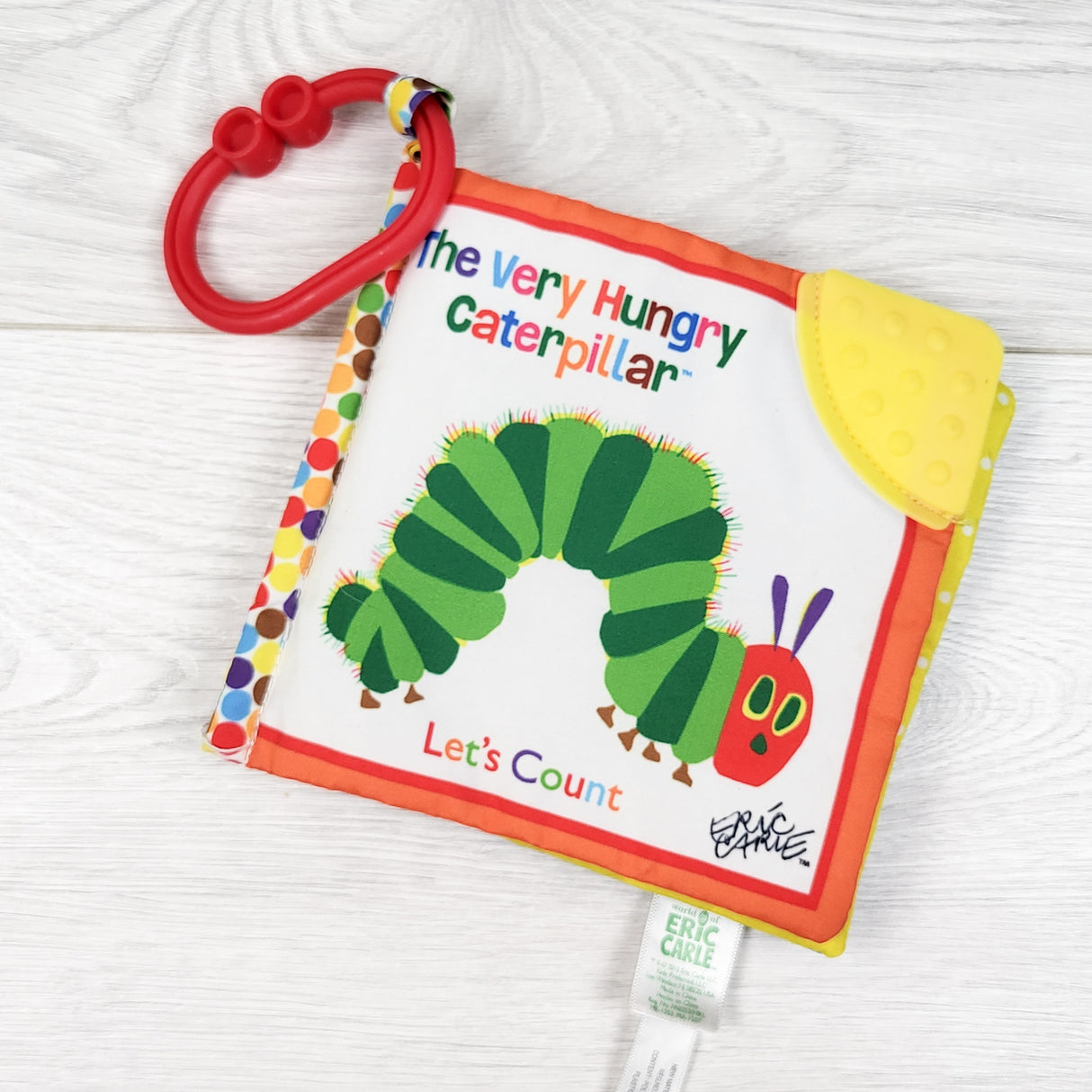 The Very Hungry Caterpillar Let's Count Clip On Soft Book