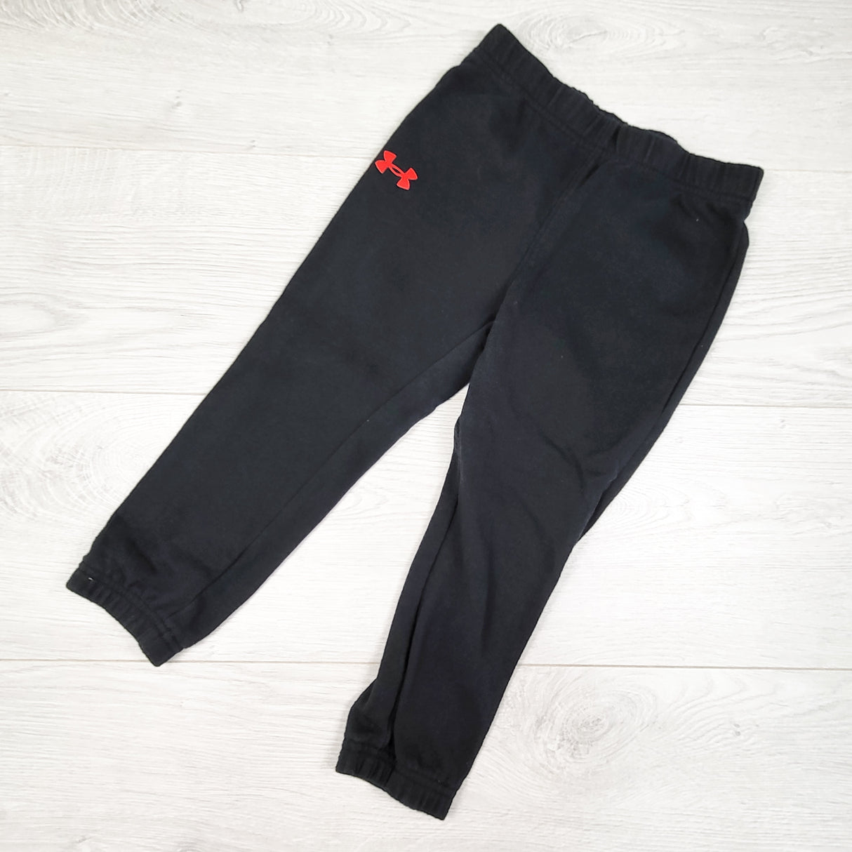 Under Armour black cotton joggers. Size 3T