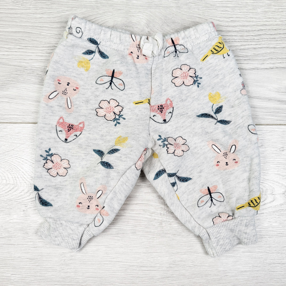 Carters grey woodland print joggers. Size 3 months