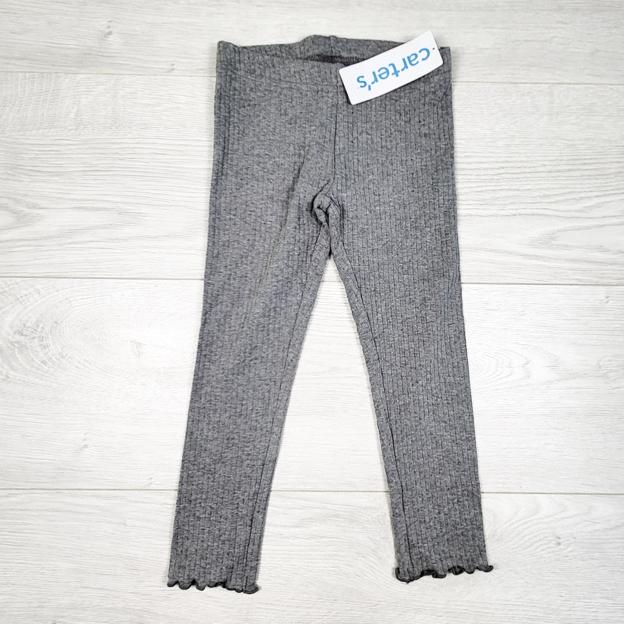 NEW - Carters grey ribbed leggings. Size 3T