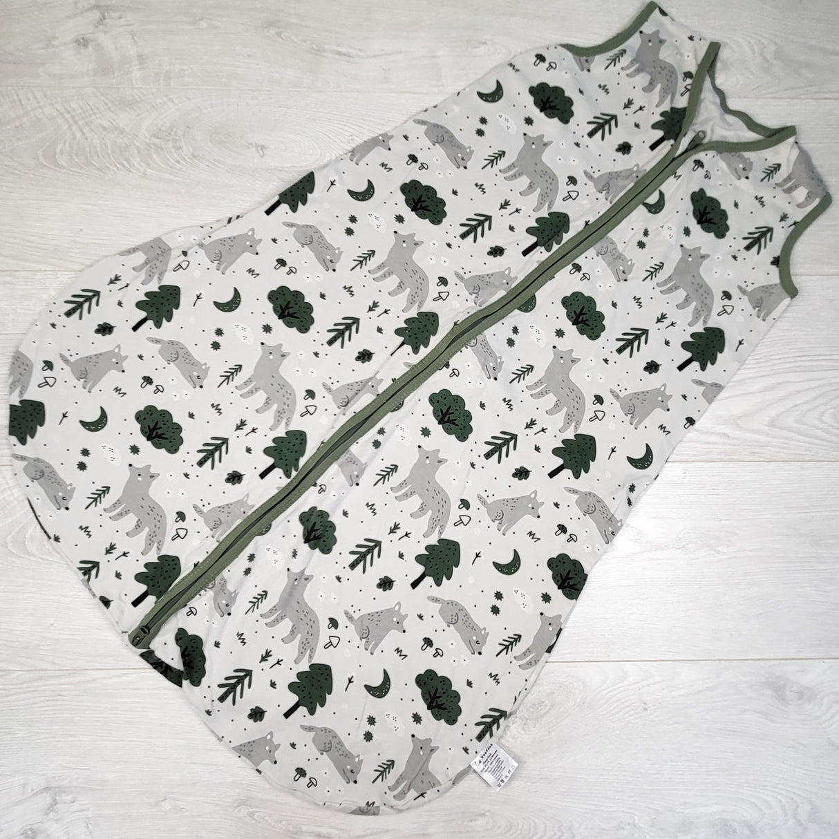 Yoofess woodland print sleep sack. Size 18-24 months