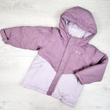 Columbia two-tone purple winter jacket. Size 3T - AS IS