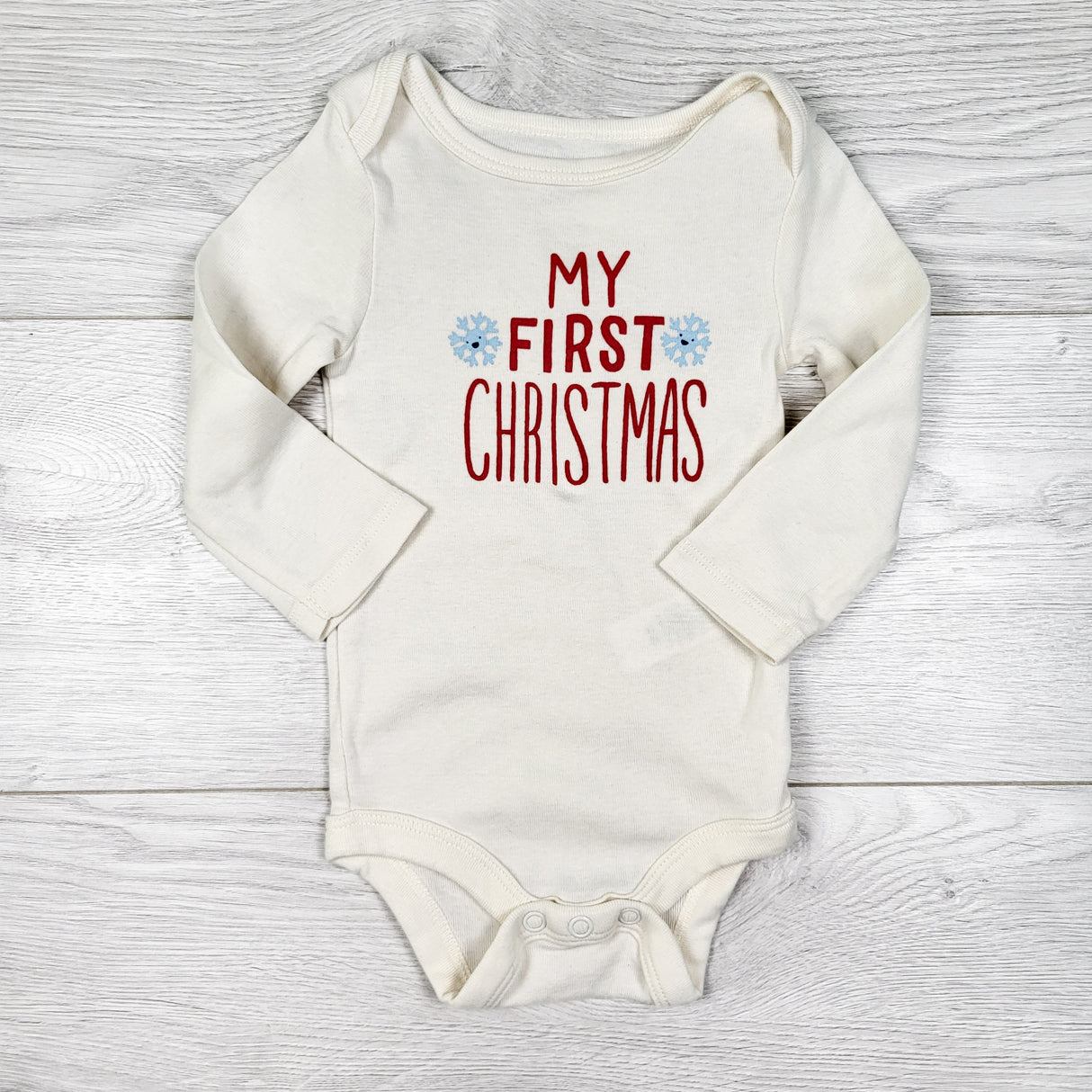 Joe Fresh "My First Christmas" bodysuit. Size 3-6 months