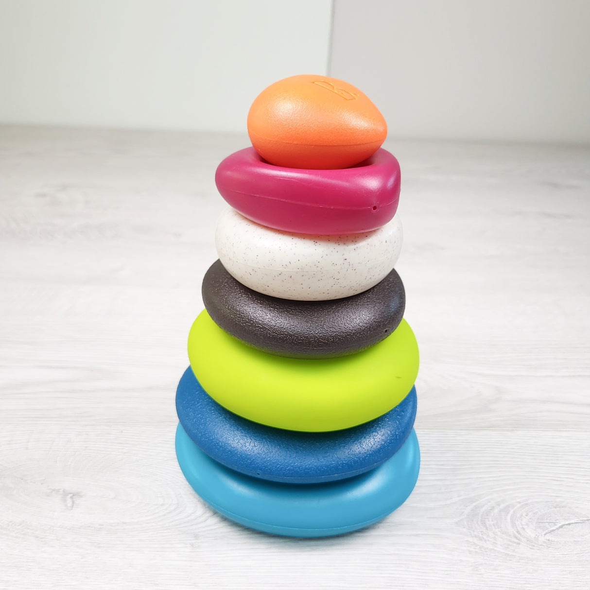 B. toys Skipping Stones Textured Baby Ring Stacker (sorry, no shipping)