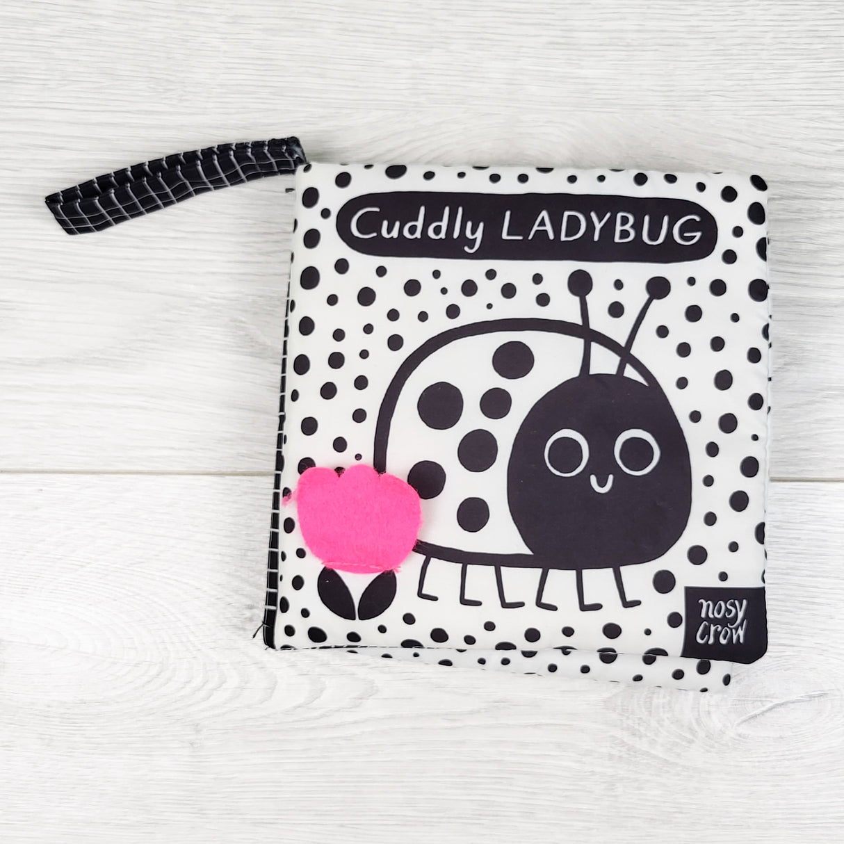 Nosy Crow "Baby's First Cloth Book: Cuddly Ladybug" Soft Book