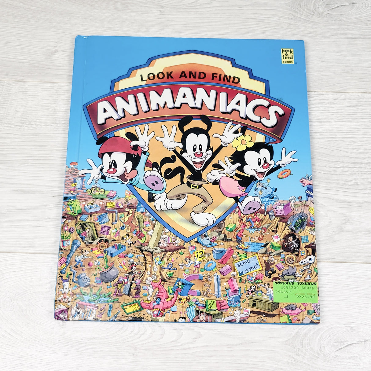 Vintage 1994 Animaniacs Look and Find Book