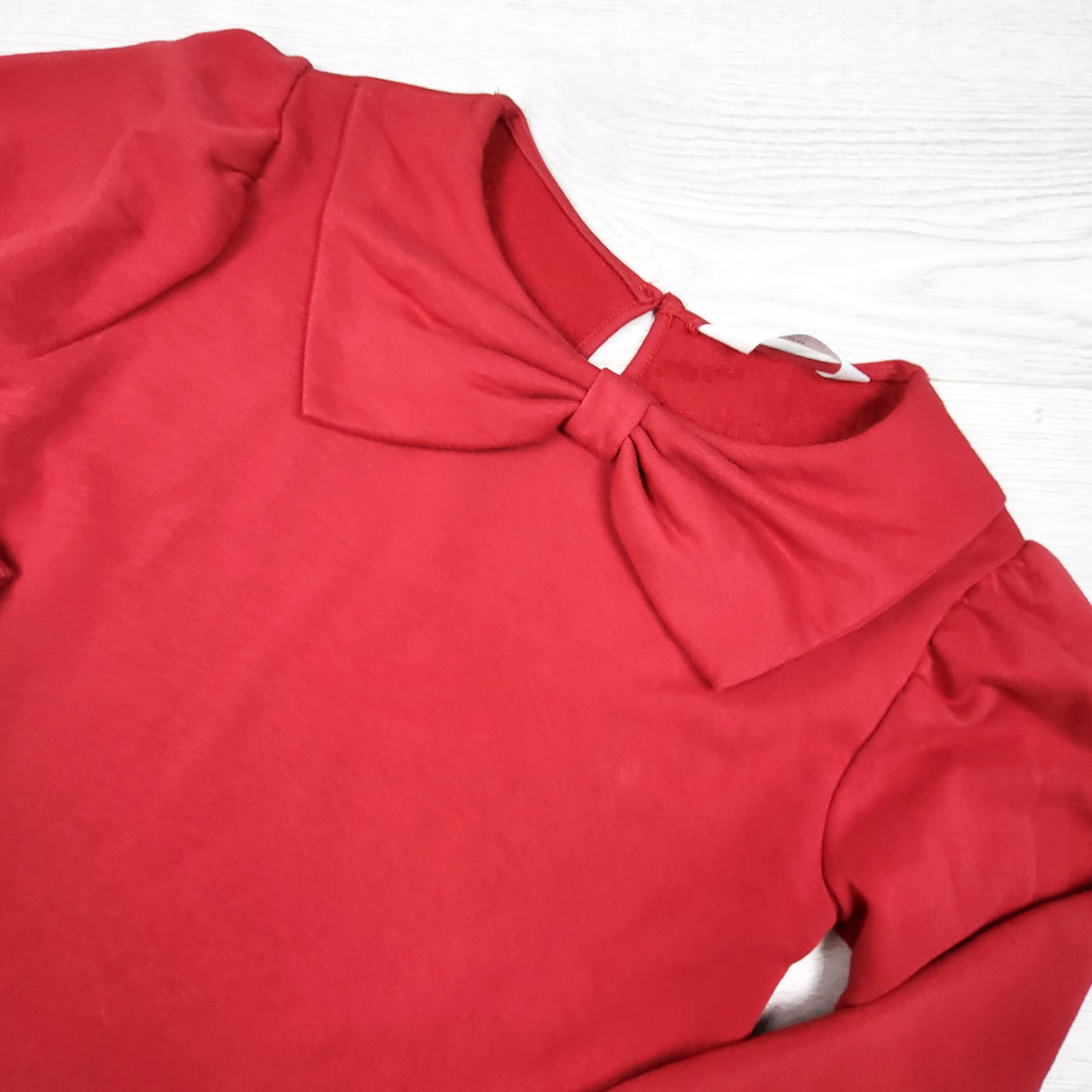 H and M red bow dress. Size 8-10 Years