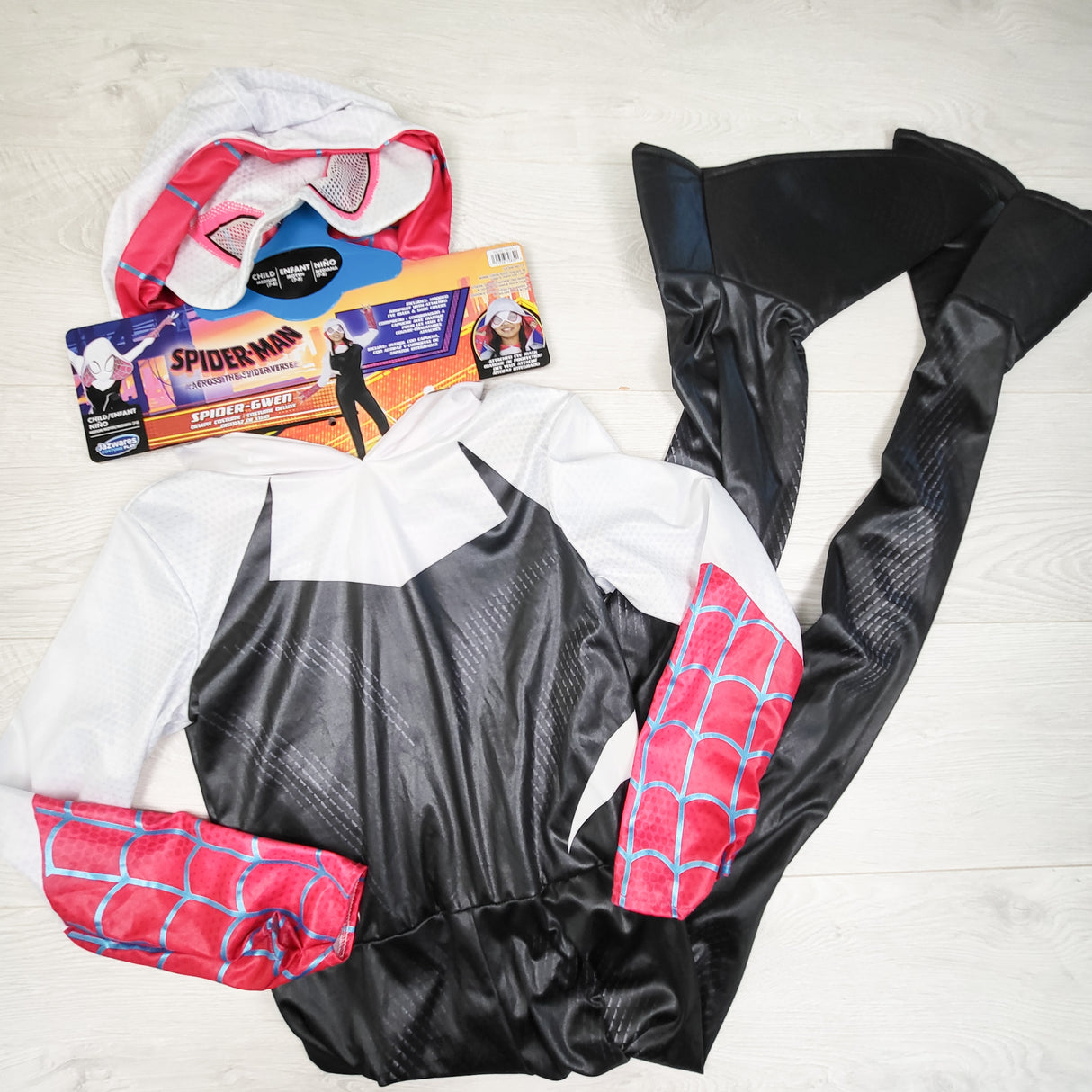 NEW - Spider Gwen costume. Size 7/8 (sorry, no shipping)