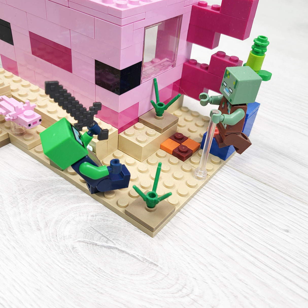LEGO Minecraft The Axolotl House (21247) building set