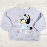 Bluey blue sweatshirt. Size 18-24 months - AS IS