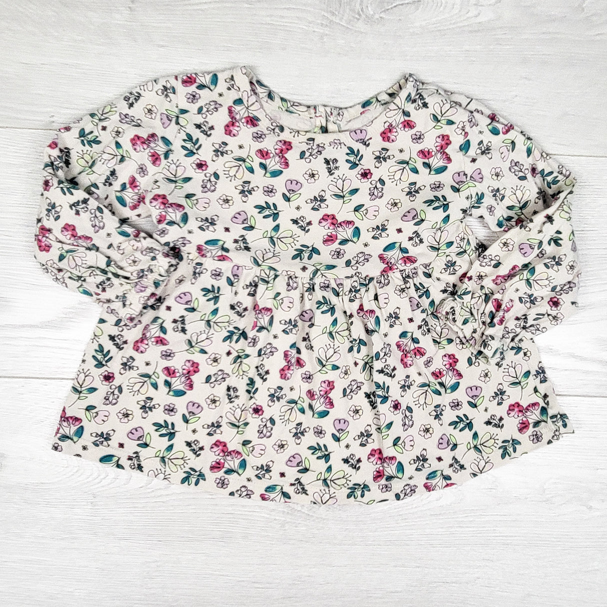 George long sleeve floral print top. Size 2T