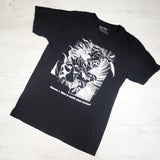 Ghost Face black graphic t-shirt. ADULT size small - AS IS