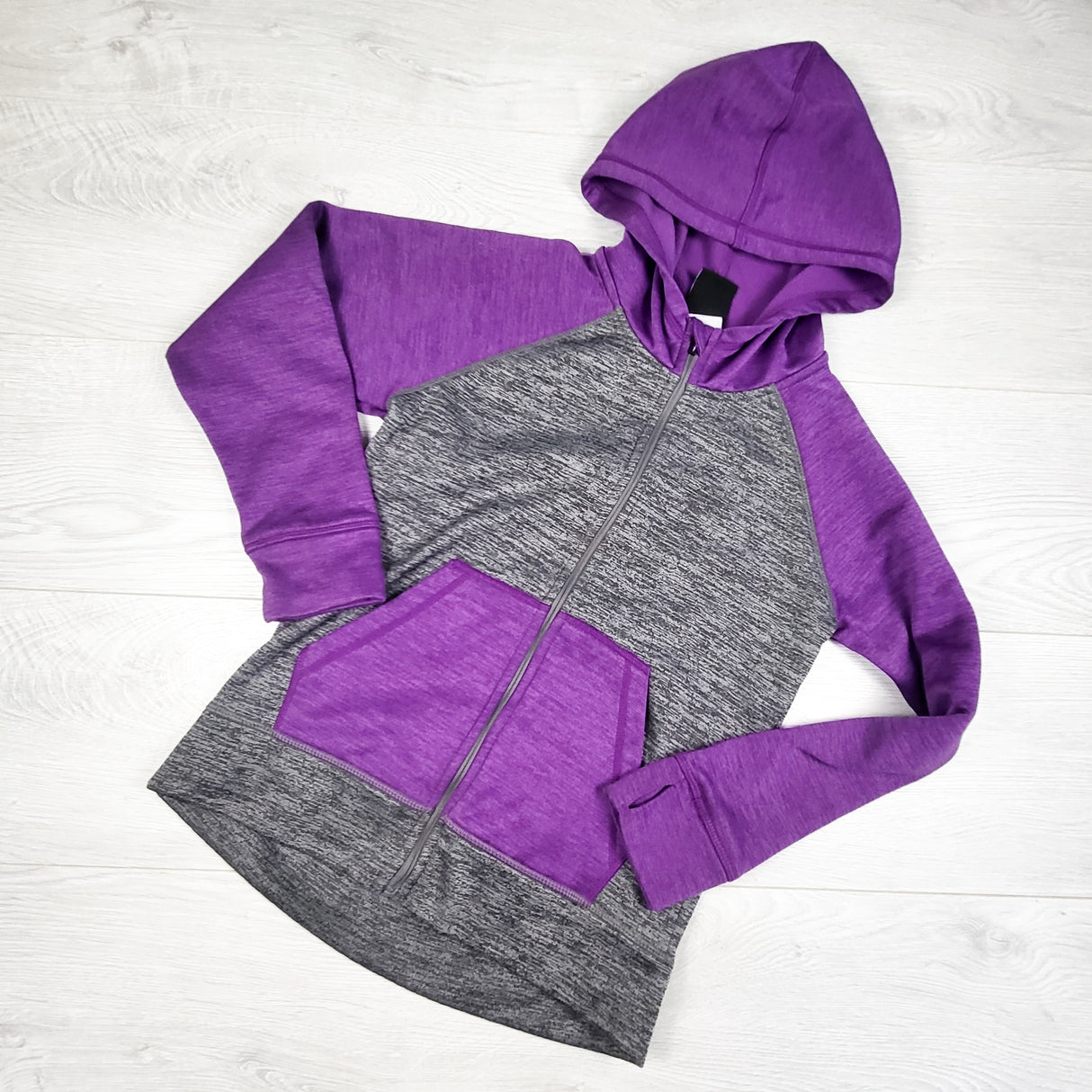Head purple and grey pullover active hoodie. Size medium
