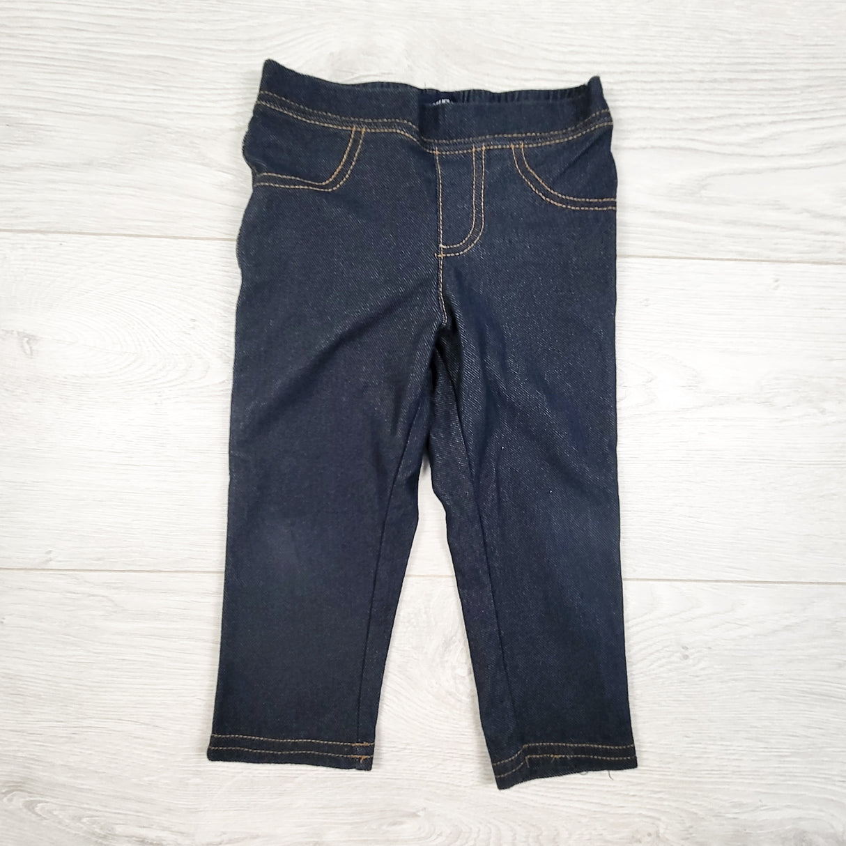 Children's Place denim look leggings. Size 18-24 months