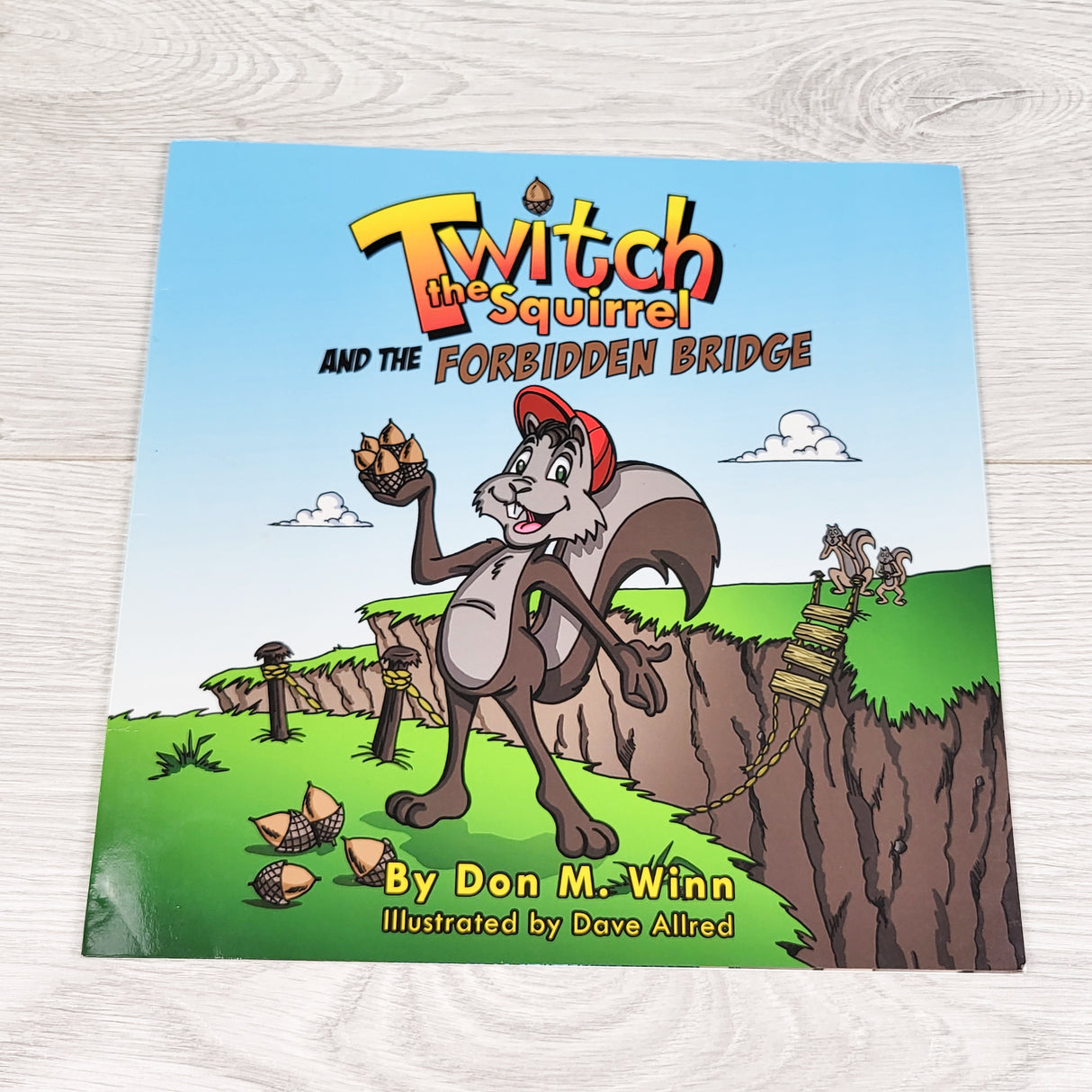 Twitch the Squirrel and the Forbidden Bridge. Soft cover book