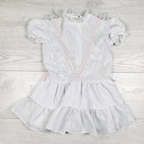 Reitmans vintage white lace dress. size 3T - missing belt that came with it