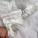 Reitmans vintage white lace dress. size 3T - missing belt that came with it