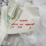 Reitmans vintage white lace dress. size 3T - missing belt that came with it