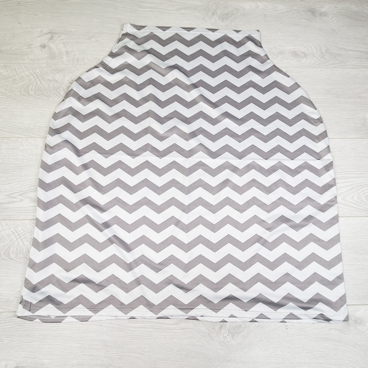 Grey chevron striped multi-use cover