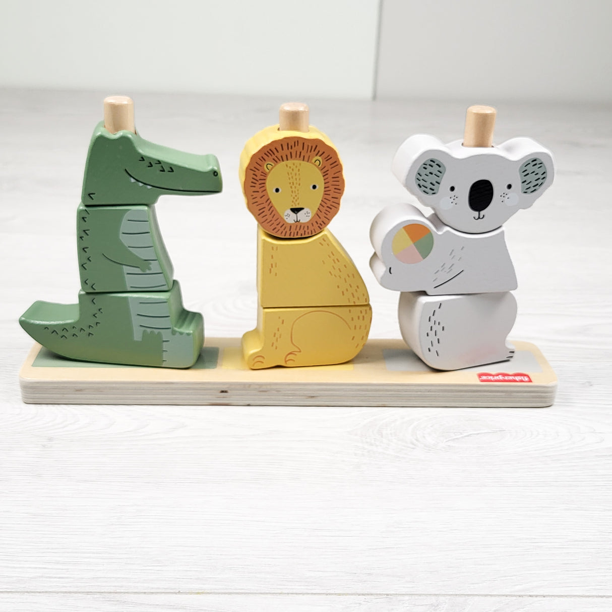 Fisher-Price Wooden Stack & Sort Animals puzzle (sorry, no shipping)
