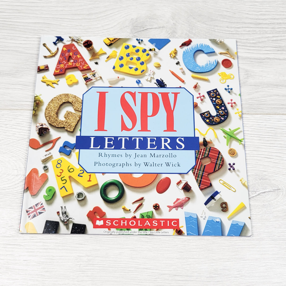 I Spy: Letters. Soft cover book