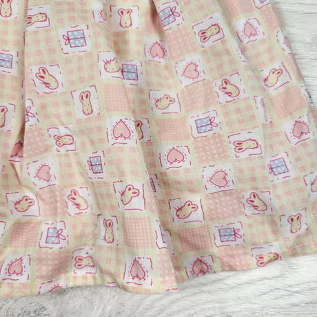 Geber retro look pastel dress with matching headband. Size 12 months