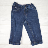 George denim pants with heart pockets. Size 6-12 months