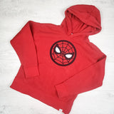 Gap x Marvel red pullover Spider-man hoodie. Size 8 - AS IS