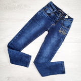 Tican Jeans embroidered skinny jeans. Size XL