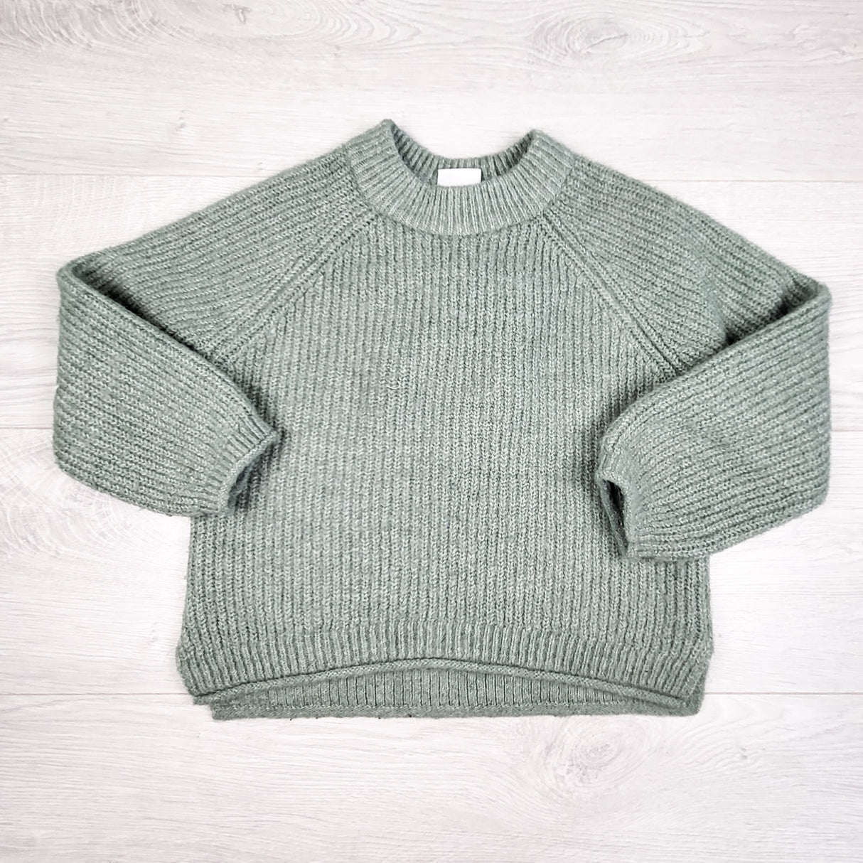 Zara sage green sweater. Size 4/5T