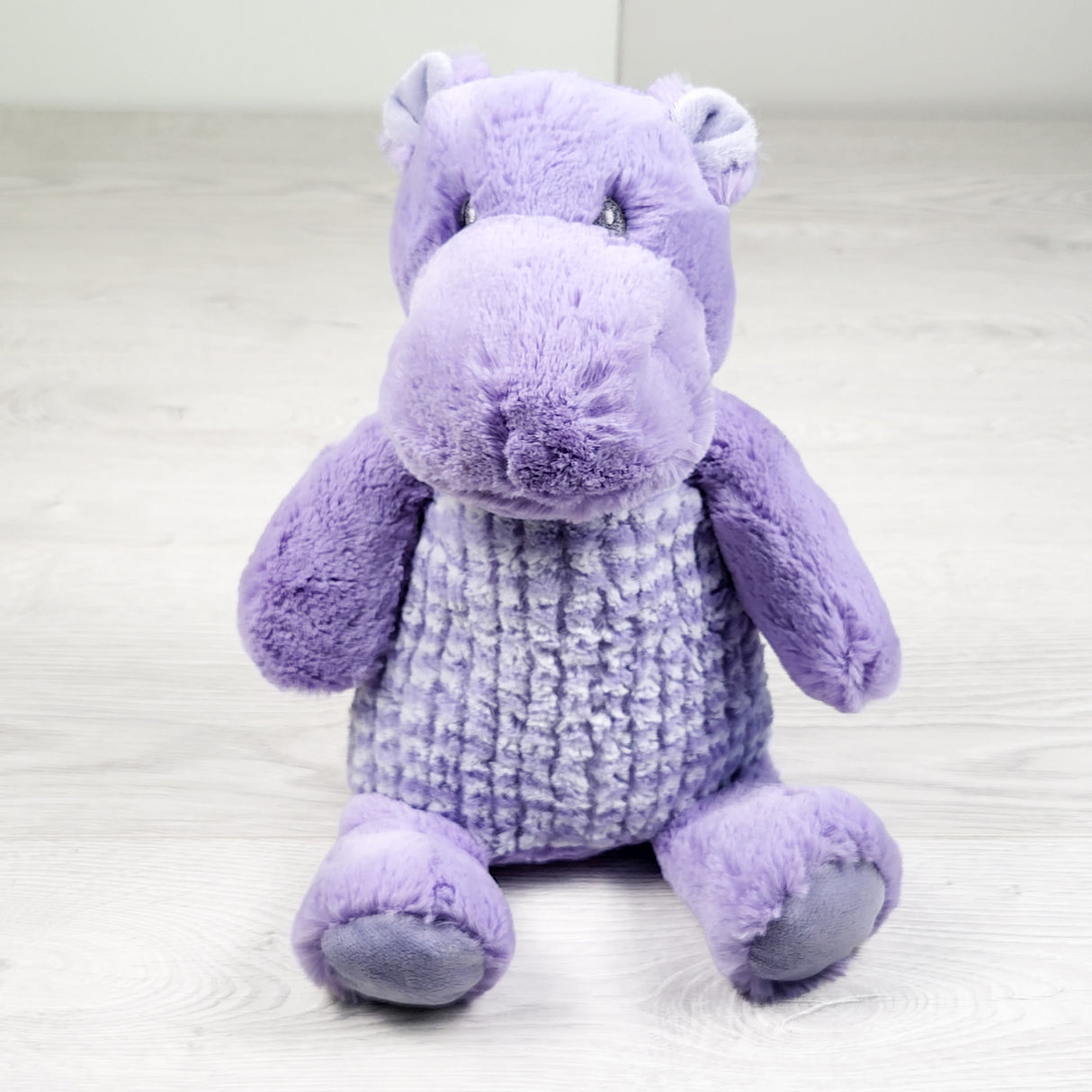 Aurora purple plush 14 inch hippo