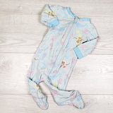 George blue zippered sleeper with mermaids. Size 3-6 months