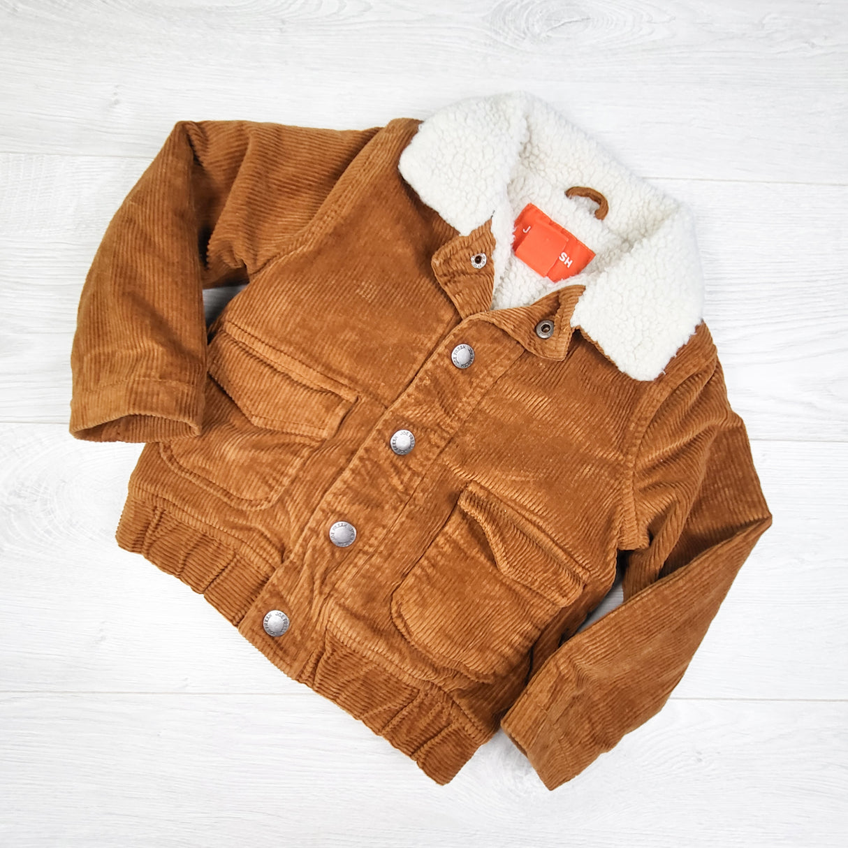 Joe Fresh sherpa lined corduroy jacket. Size 2T