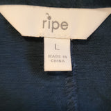 Ripe Maternity Colette Tie Up Linen Blend Dress. Size LARGE - Retails for $180 New
