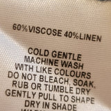 Ripe Maternity Colette Tie Up Linen Blend Dress. Size LARGE - Retails for $180 New
