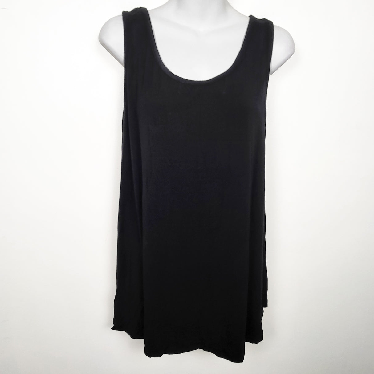 Hazel and Jools black bamboo blend swing tank. Size XL