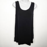 Hazel and Jools black bamboo blend swing tank. Size XL