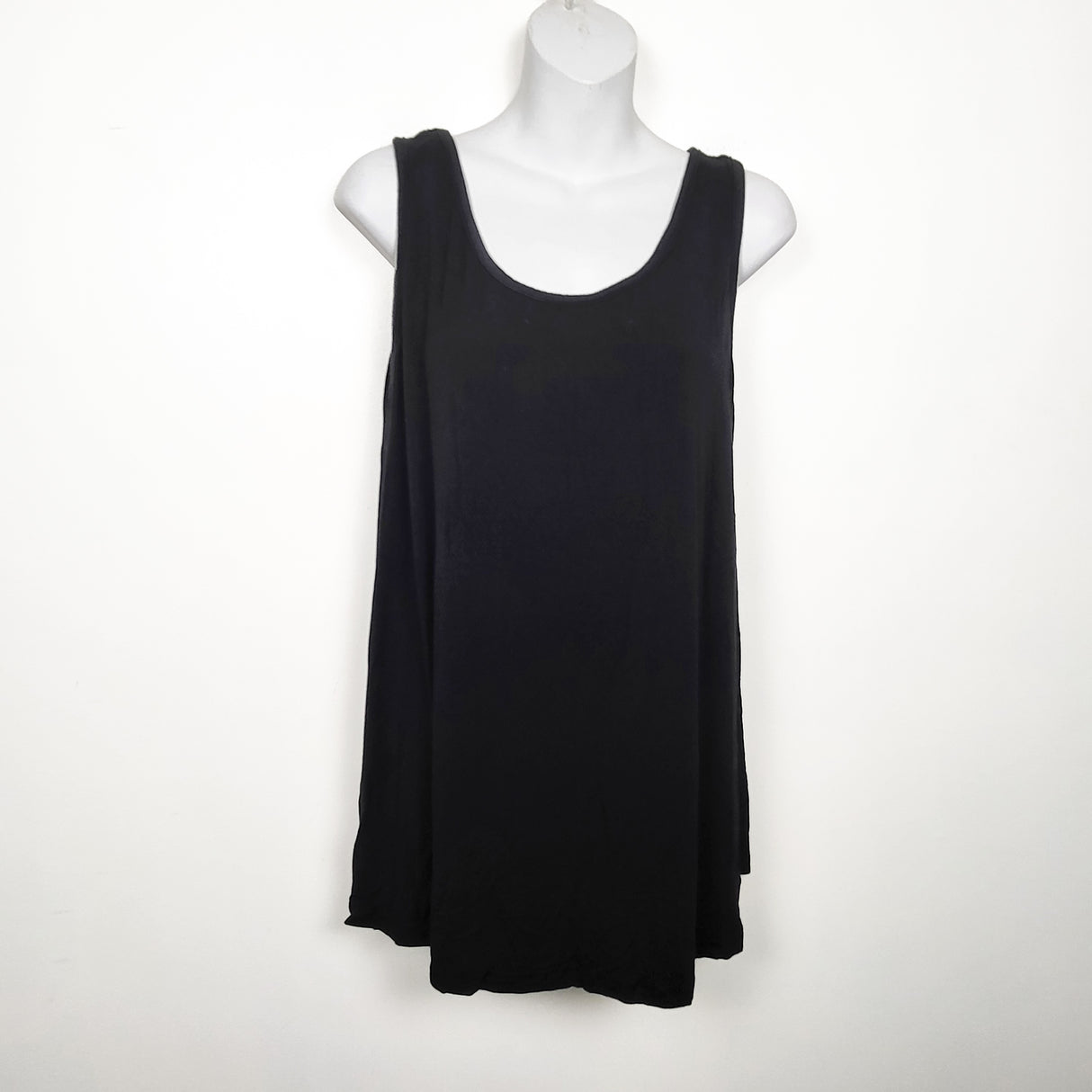 Hazel and Jools black bamboo blend swing tank. Size XL
