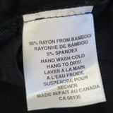 Hazel and Jools black bamboo blend swing tank. Size XL