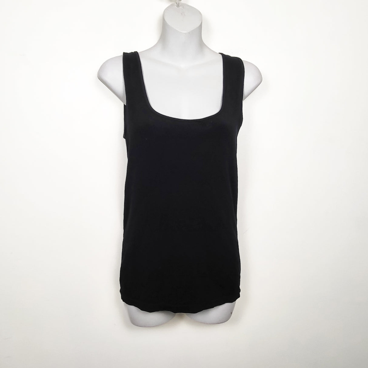 C'est Moi Black Bamboo Scoop Tank. One size fits all