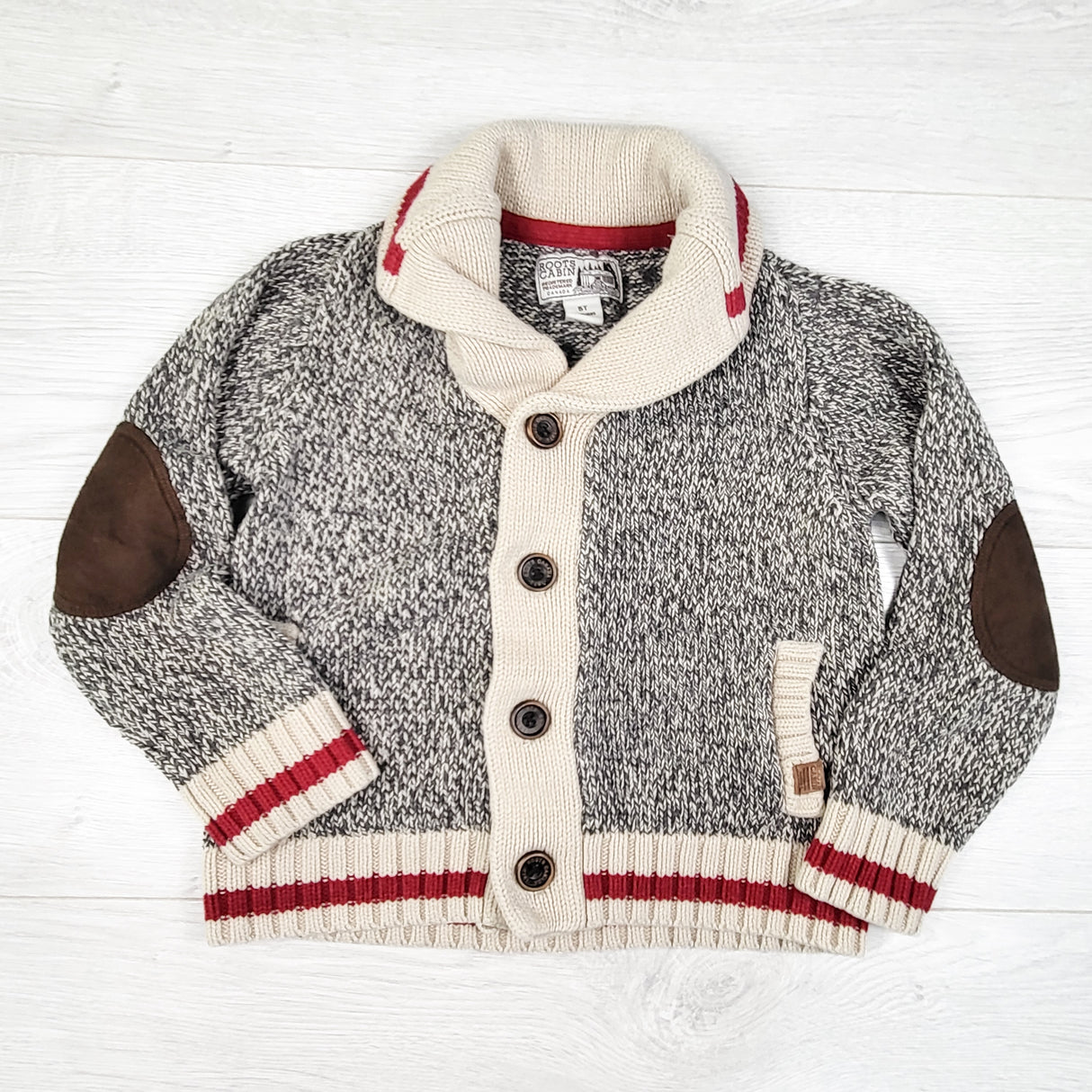 Roots Cabin cardigan sweater. Size 5T